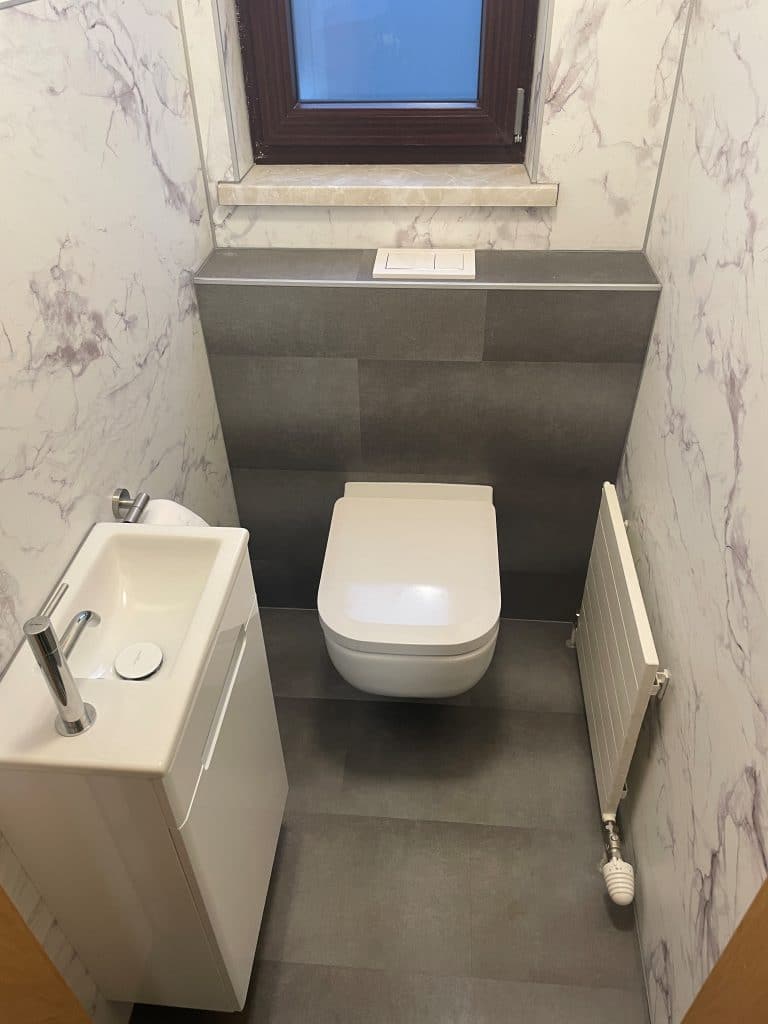 WC Neu gestaltet